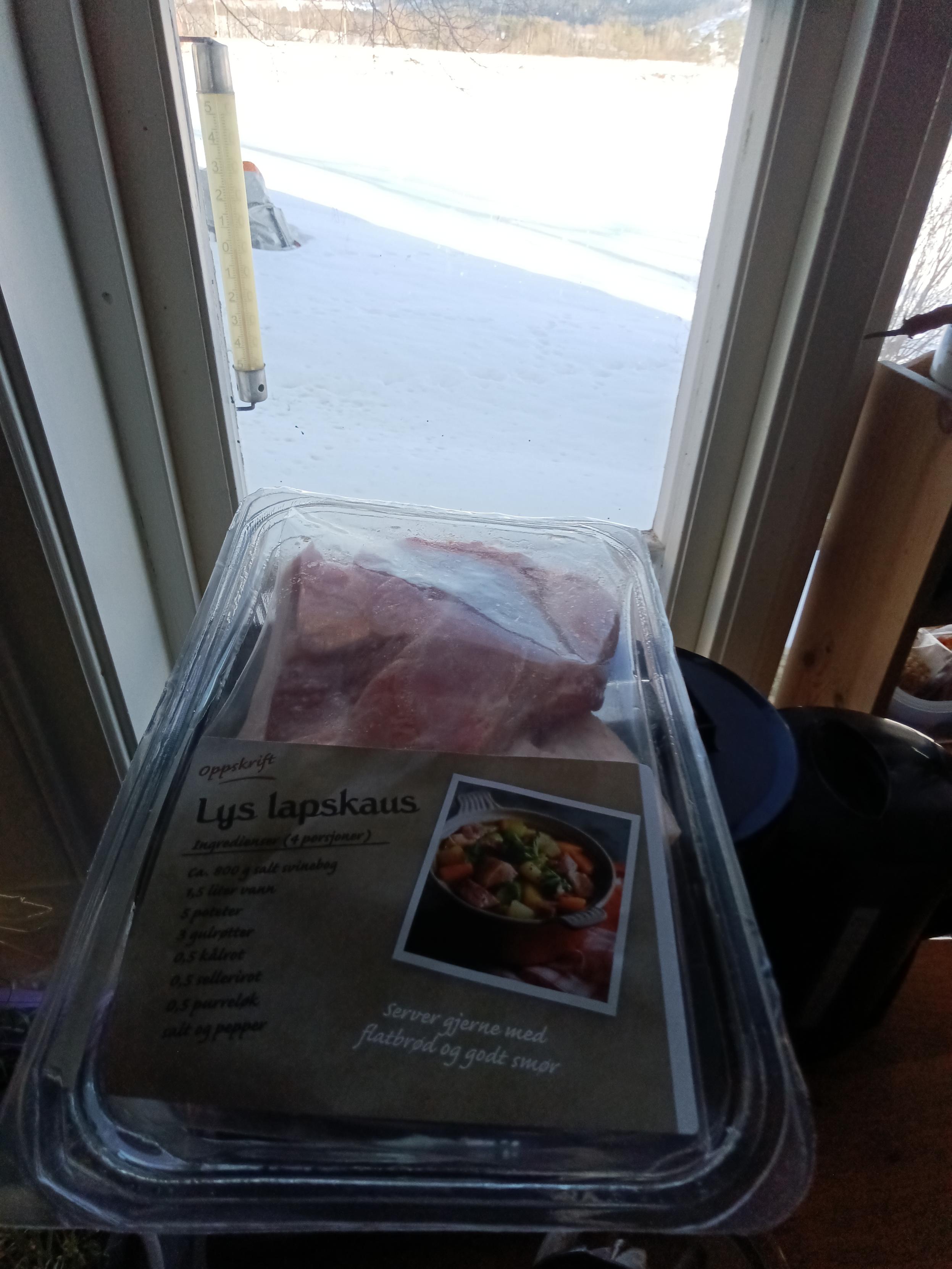 My kitchen window and some salt porj